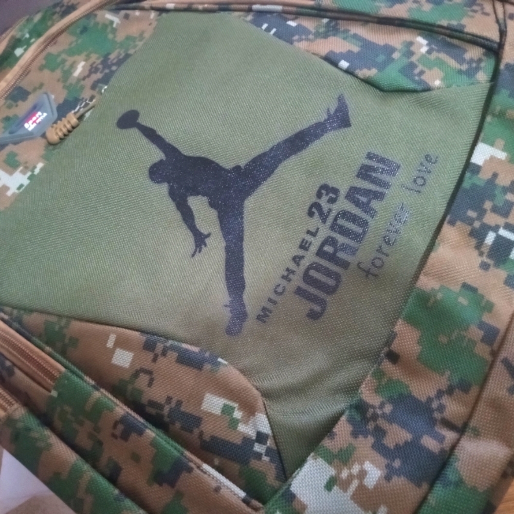 NWT Jordan camo backpack